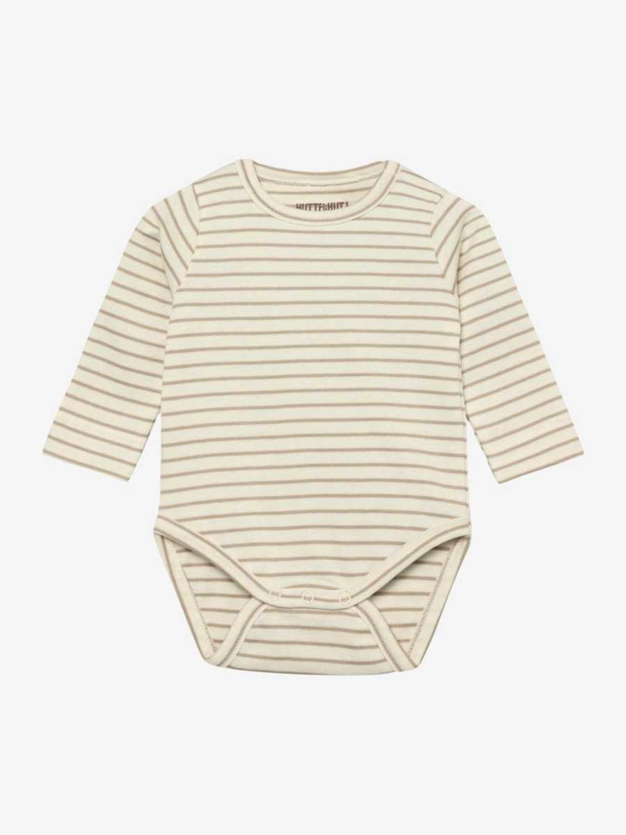 HUTTEliHUT - Body LS YD Stripe, White Pepper