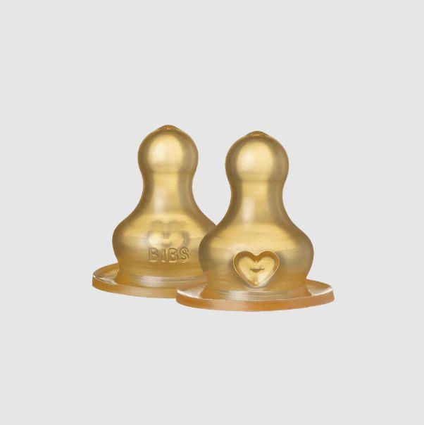 BIBS Bottle Nipple 2 PACK - Latex
