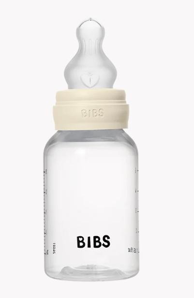 Bibs Flaske 150ml Silicone, Ivory