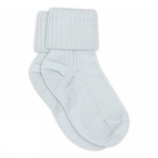 Mp Wool rib baby socks, Lyseblå