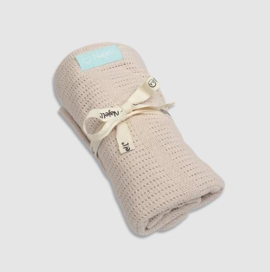 Najell Cellular Blanket, Oat Beige