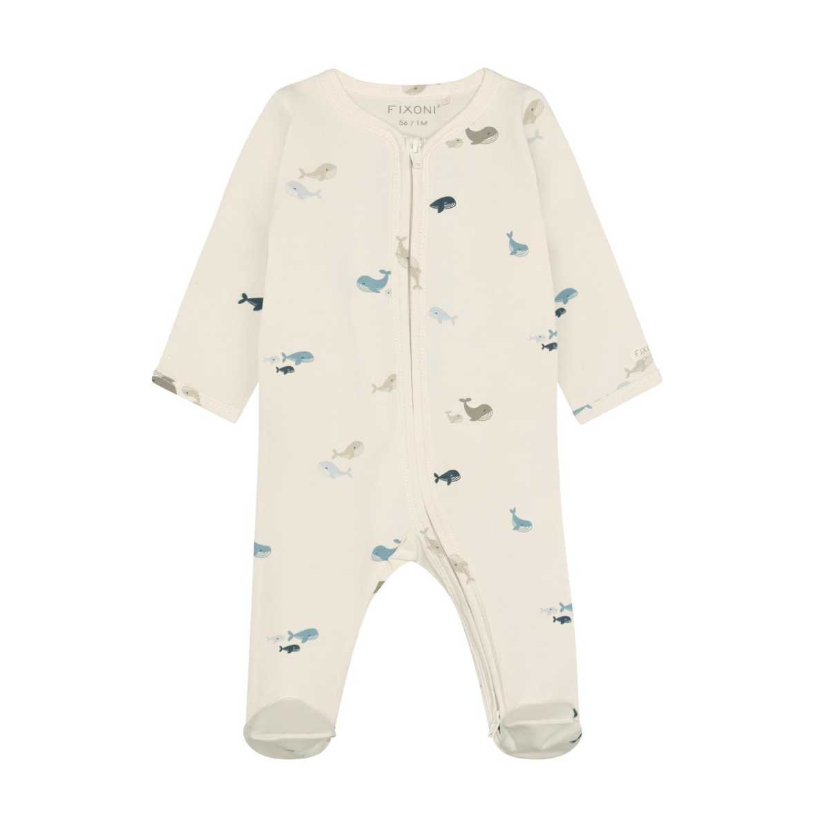 Fixoni Nightsuit w. Feet, Arctic Ice