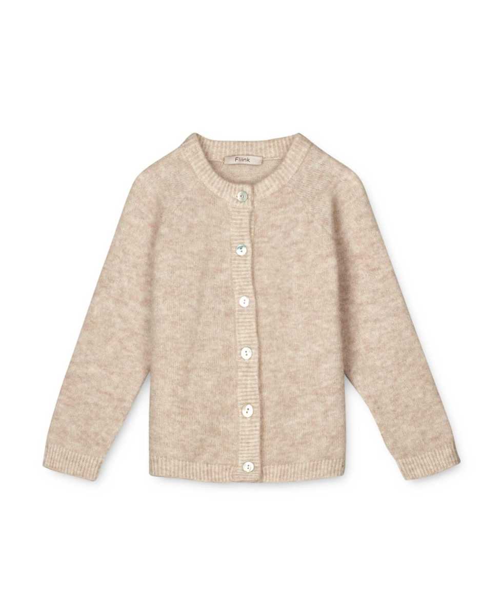 Fliink Star Alpaca Cardigan, Sandshell
