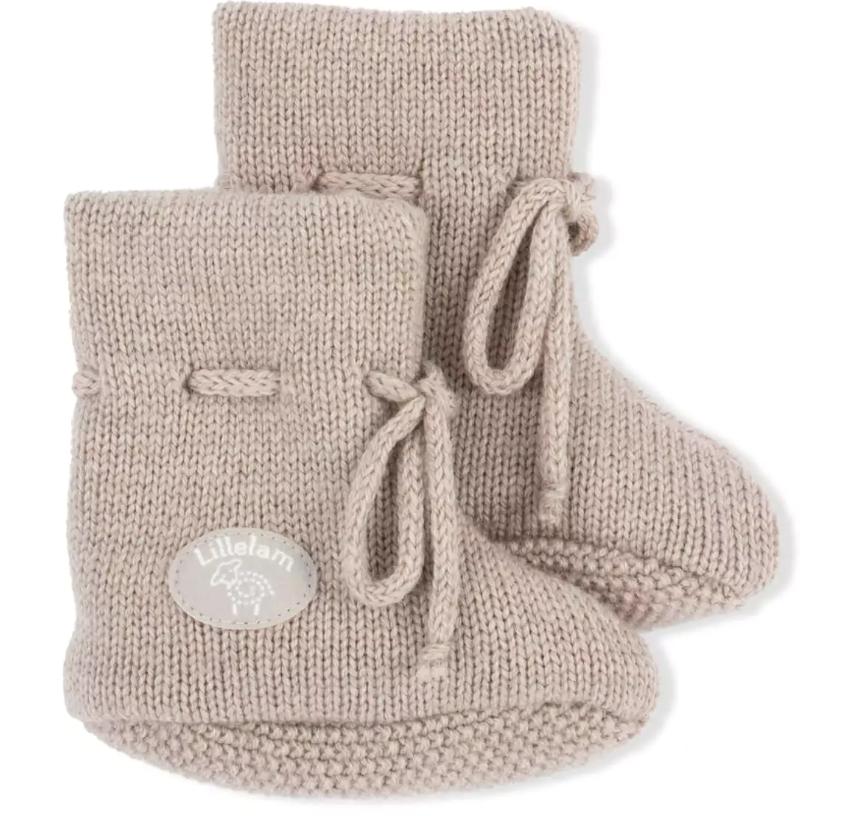 Lillelam Babytøfler classic, Lys Beige