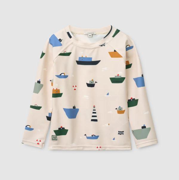 Liewood Noah Printed Longsleeve Swim Tee