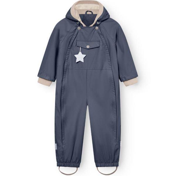 Mini A Ture MATWISTO fleece lined coverall, Ombre Blue