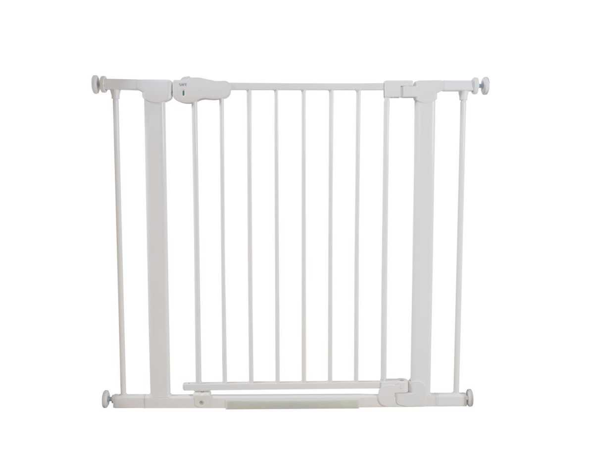 Safe & Care - Pressmontert sikkerhetsgitter SC301-i, 74,5 - 79,5 cm, Hvit