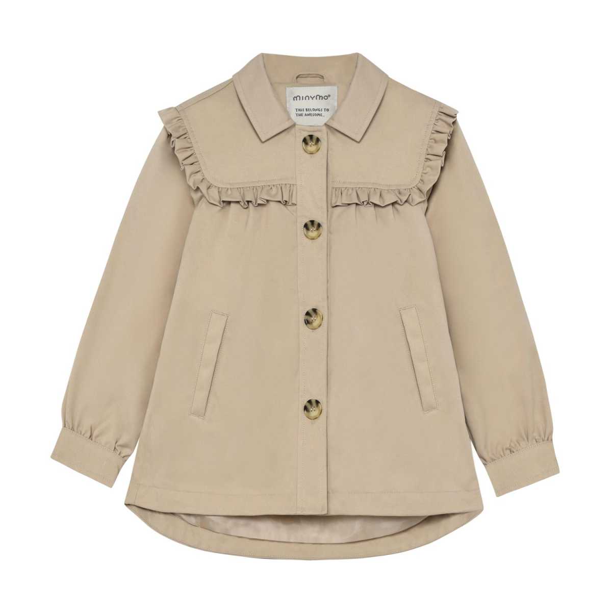 Minymo Trench Coat, Doeskin
