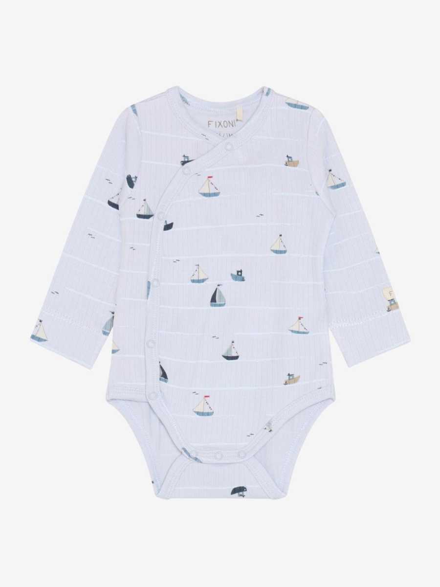 Fixoni Wrap Body LS Rib, Arctic Ice