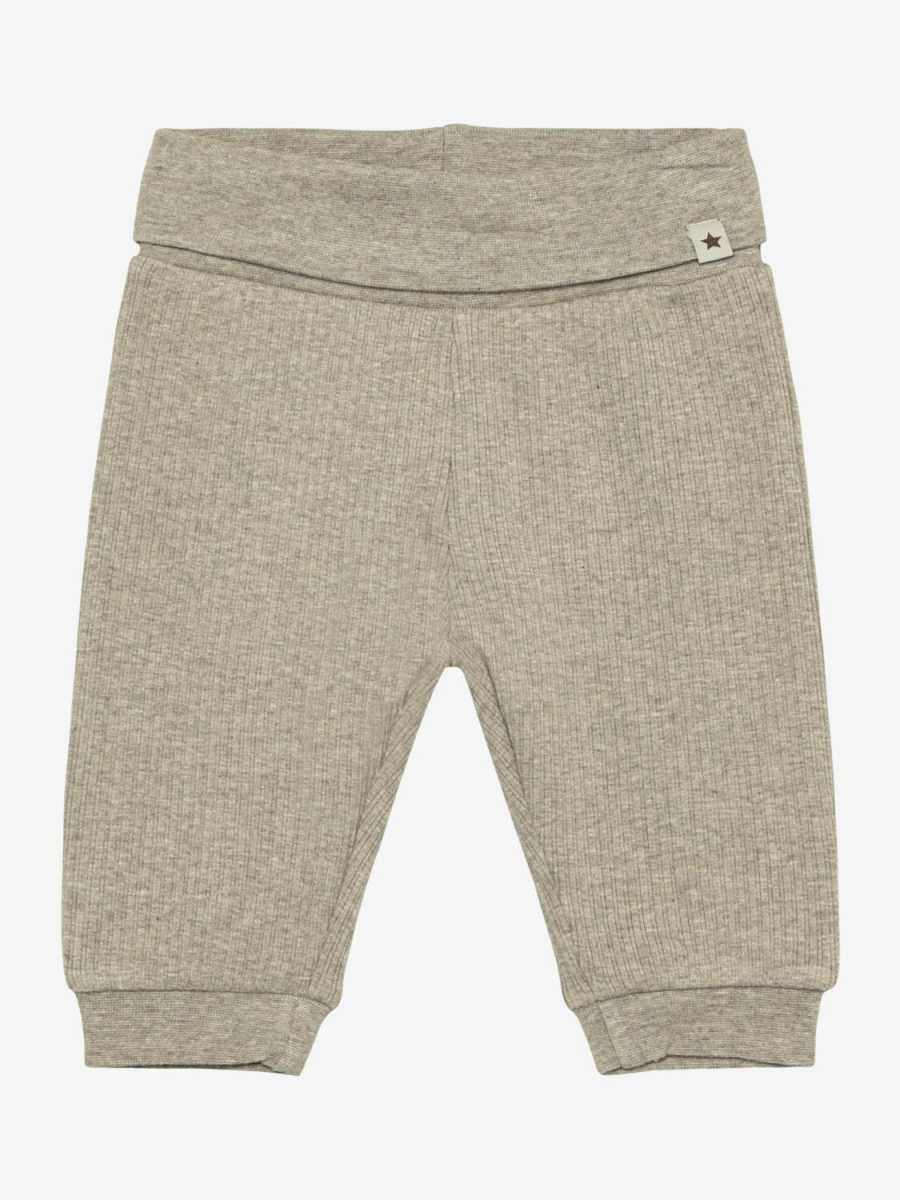HUTTEliHUT - Pants Rib, White Pepper Melange