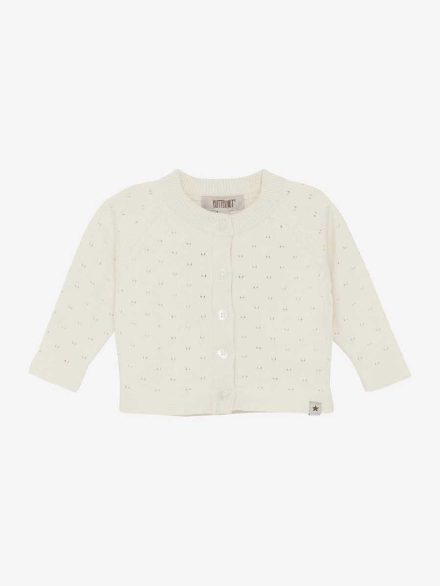HUTTEliHUT - Cardigan Knit, Antique White