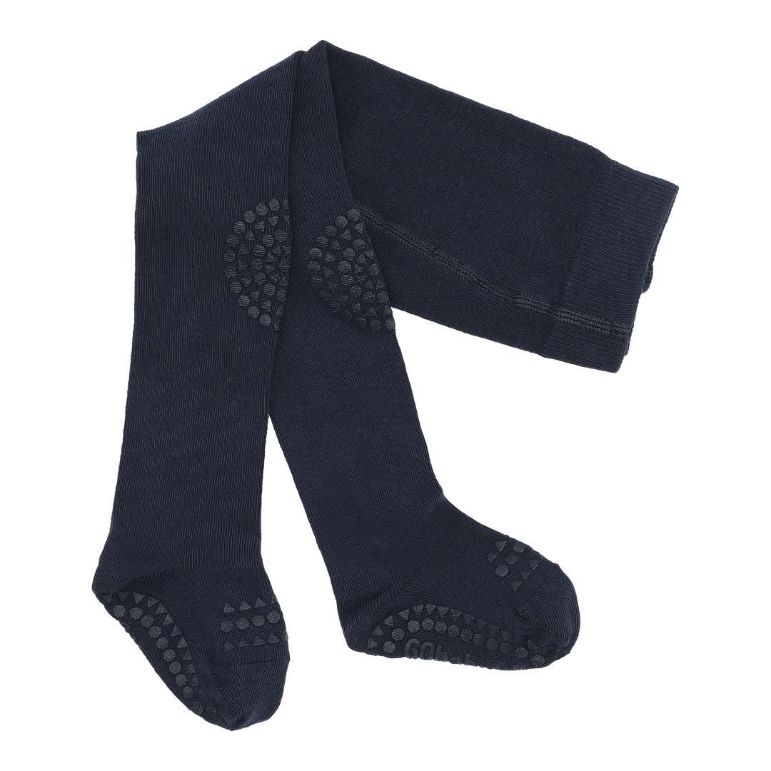 GobabyGo Crawling Tights Bamboo, Dark Blue