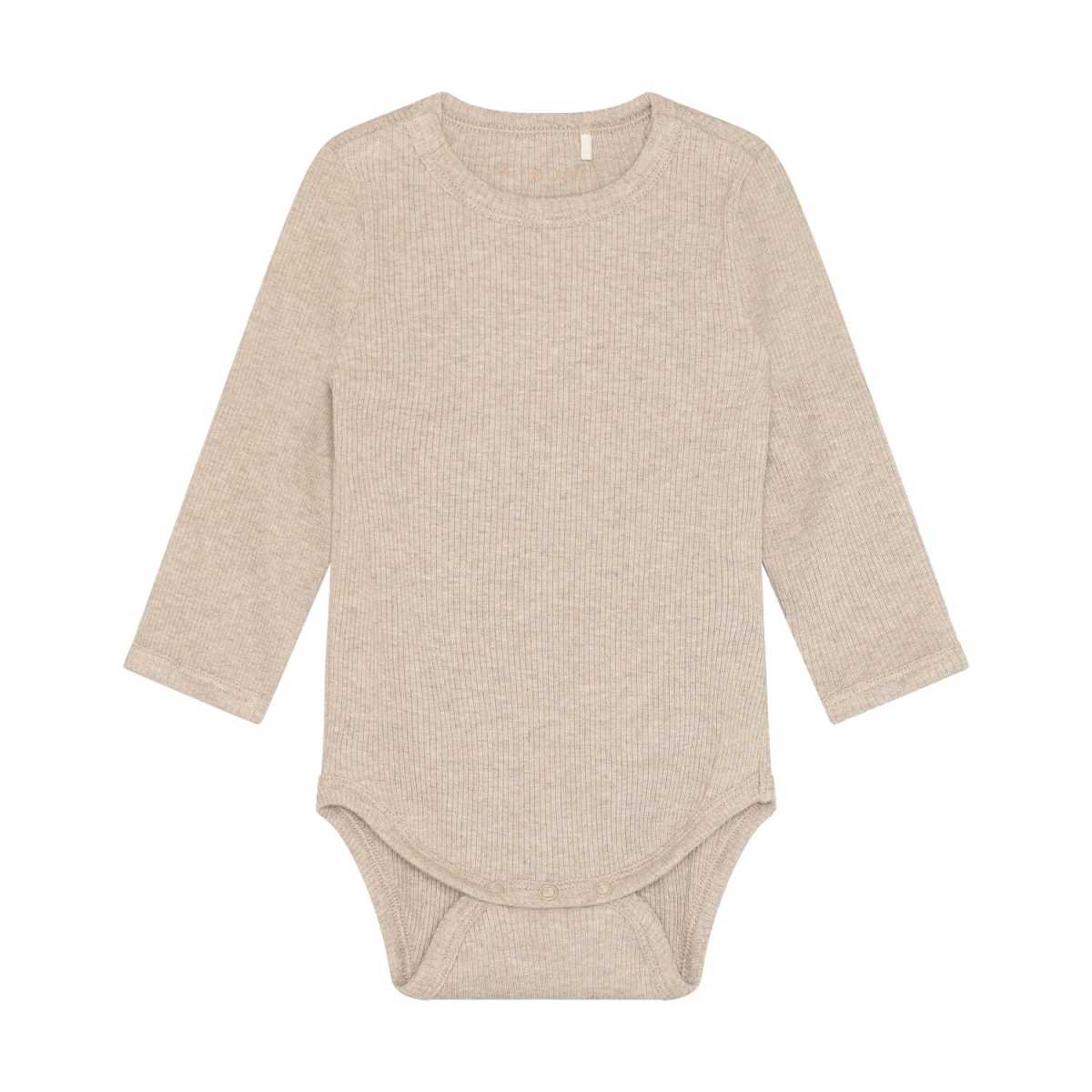 Fixoni Body LS Melange Rib, Pure Cashmere Melange