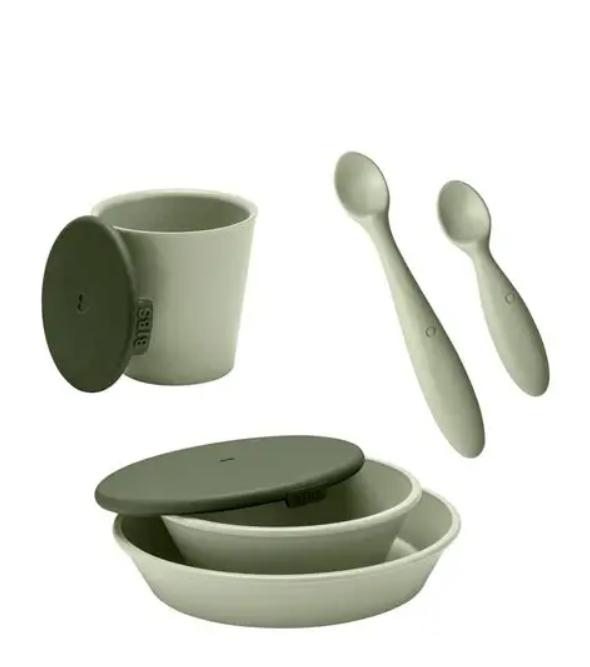 Bibs Mealtime Set, Sage