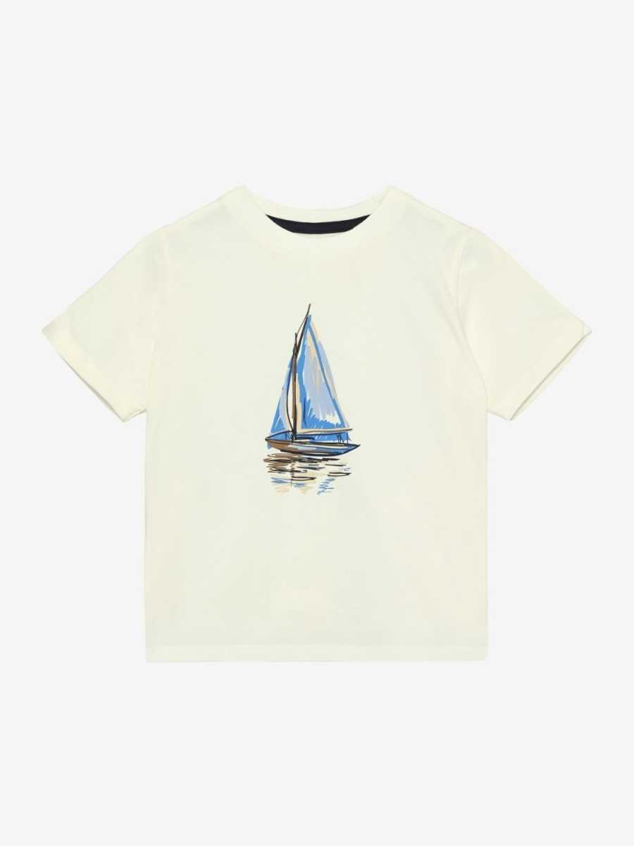 En Fant - T-shirt SS, Egret