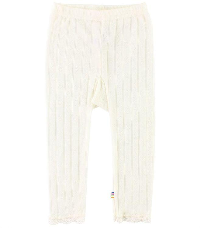 Joha Leggings - Ull/Silke - Off-White