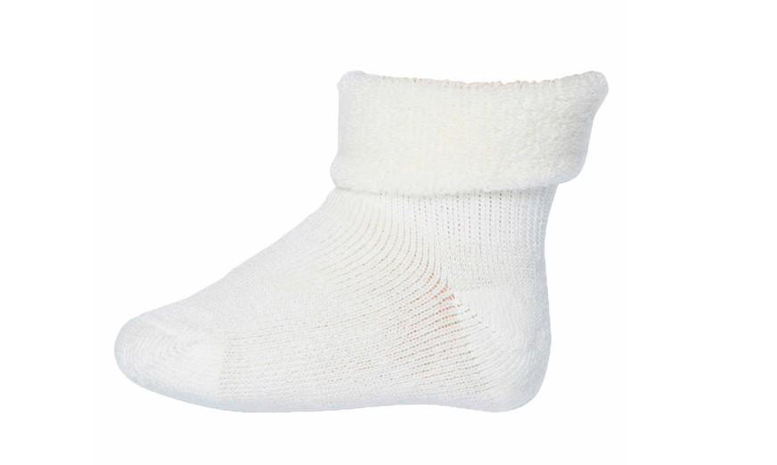 Mp Cotton Baby Socks, White