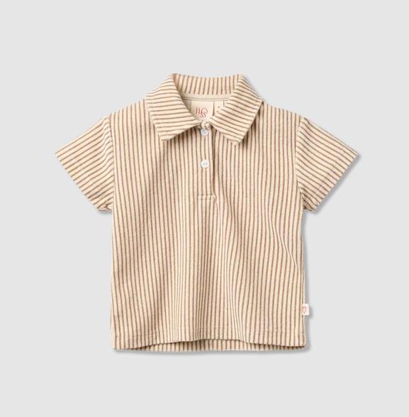 Floss Nohr Shirt - Light brown Stripe