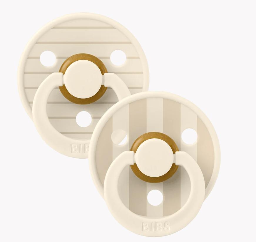 Bibs Colour 2 Pack Pin Latex , Ivory Vanilla Mix
