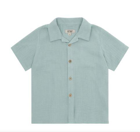 HUTTEliHUT - Shirt SS Muslin, Gray Mist