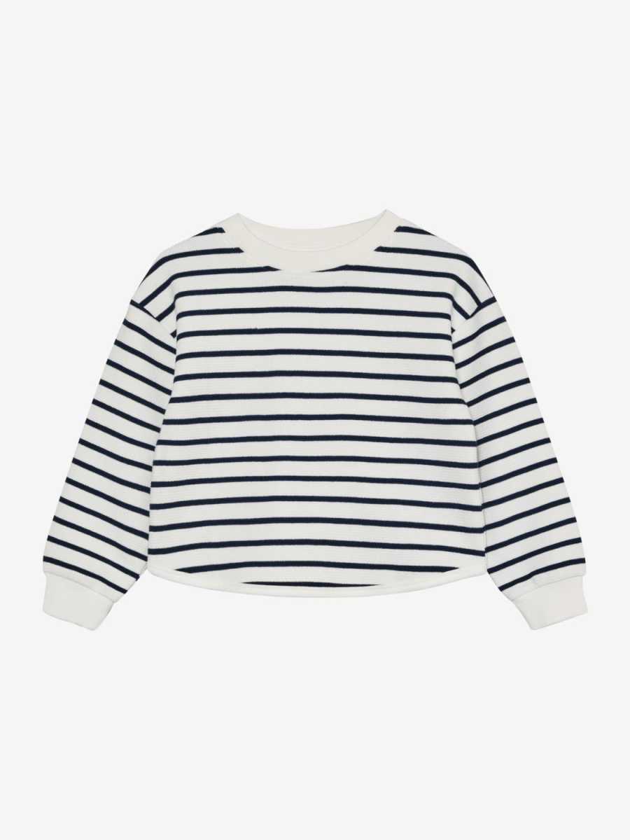 En Fant - Sweatshirt Stripe, Medieval Blue