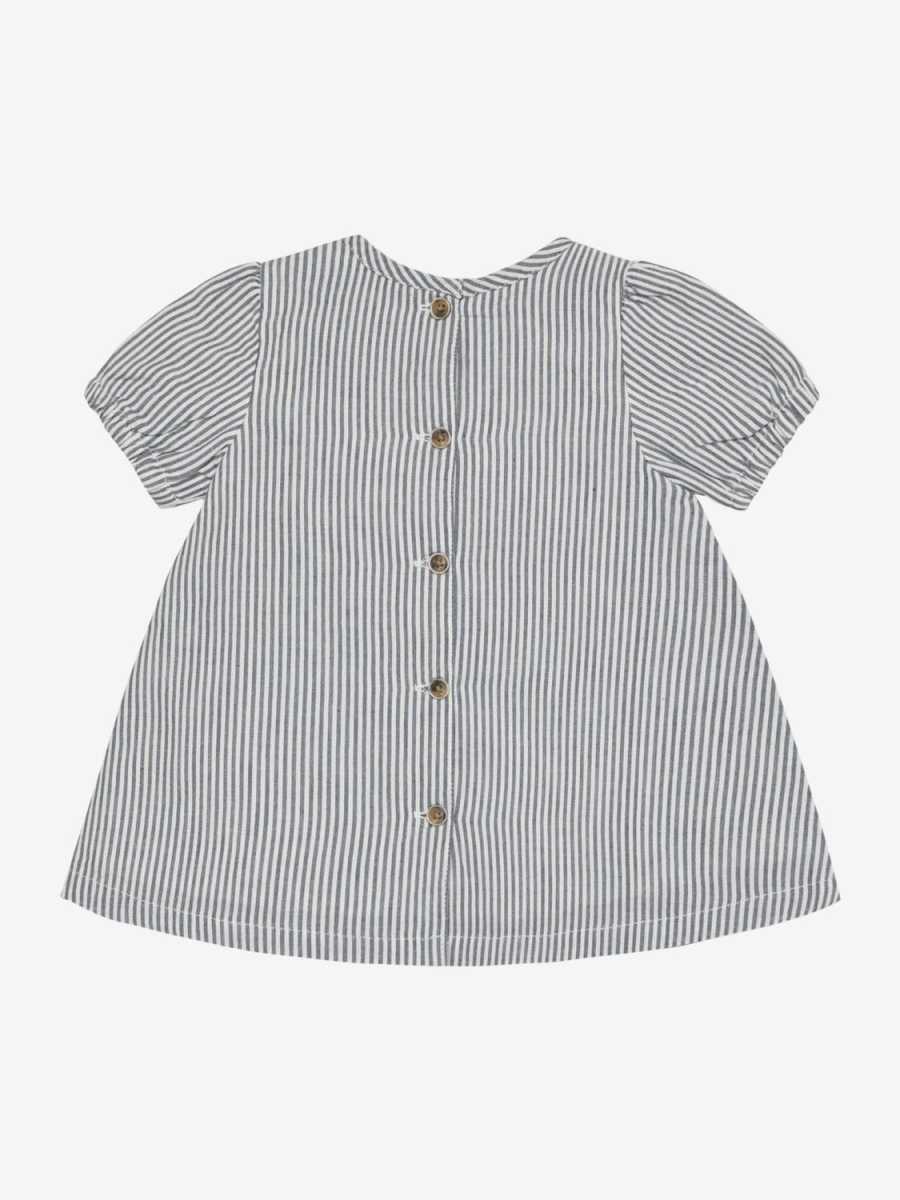 HUTTEliHUT - Dress SS YD Stripe, Bering Sea