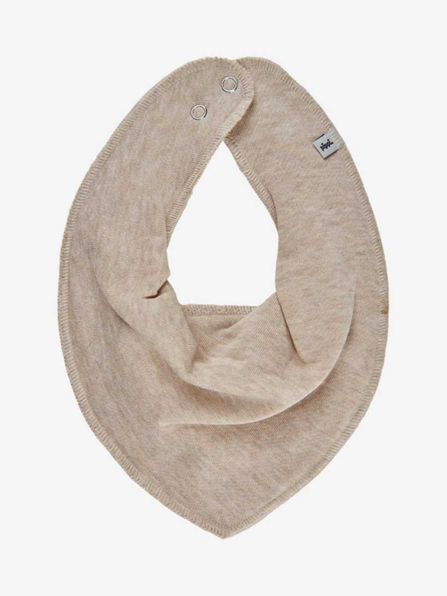 Pippi Bandana Bib, Sandshell melange