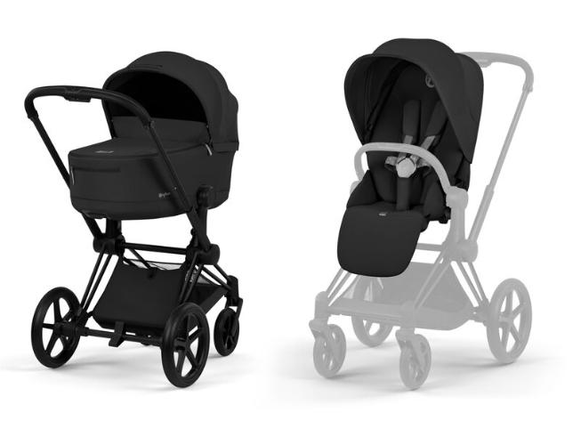 Cybex Priam Duo, Matt Black/Sepia Black