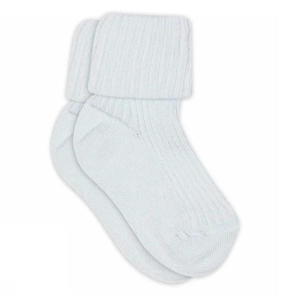 MP Cotton rib baby socks Himmelblå