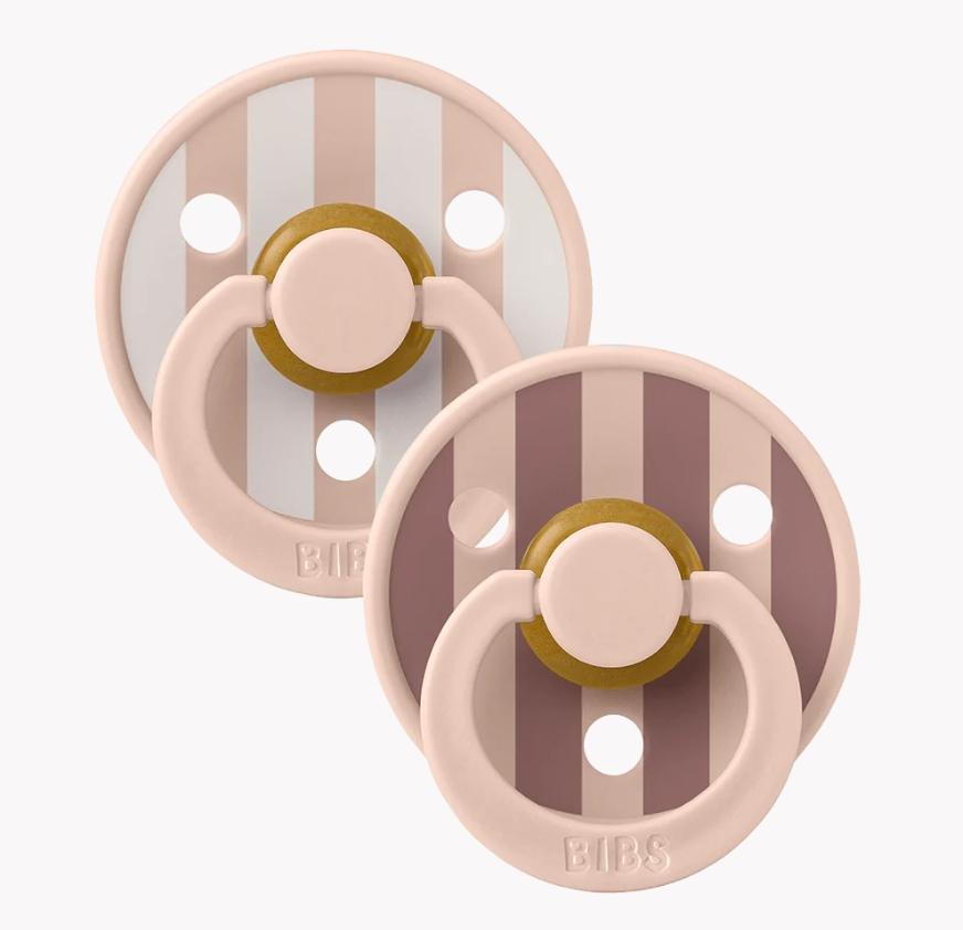 Bibs Colour 2 Pack Pin Latex Block - Blush Mix