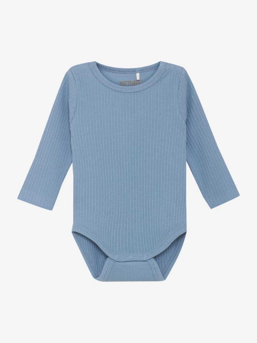 HUTTEliHUT - Body LS Rib, Windward Blue