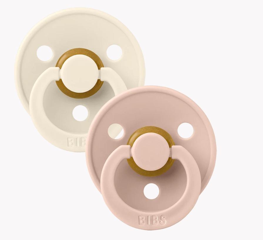 BIBS Colour 2 Pack Symmetrical Latex, Ivory/Blush