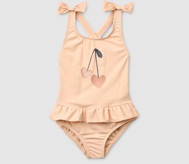Liewood Amara Swimsuit w Bow, Apple blossom