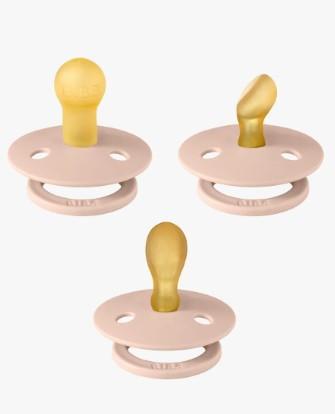 BIBS Try-It Collection 3 Pack 0-6 mnd, Blush
