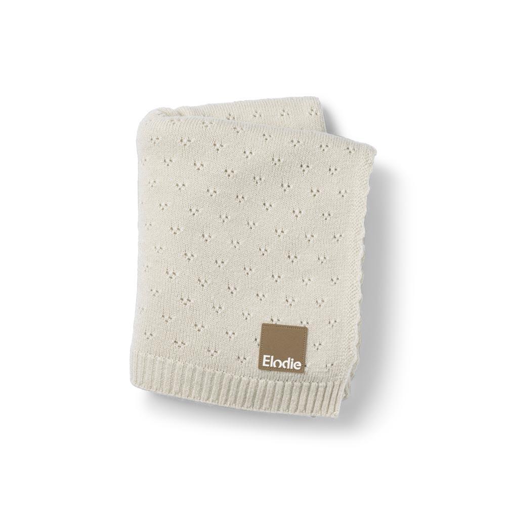 Elodie Blinkie Blanket, Creamy White