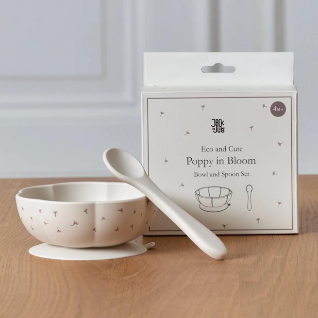 JACK O JUNO Little Poppy in Bloom Dining Set