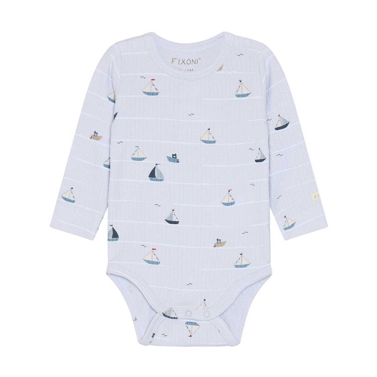 Fixoni Body LS Rib, Arctic Ice