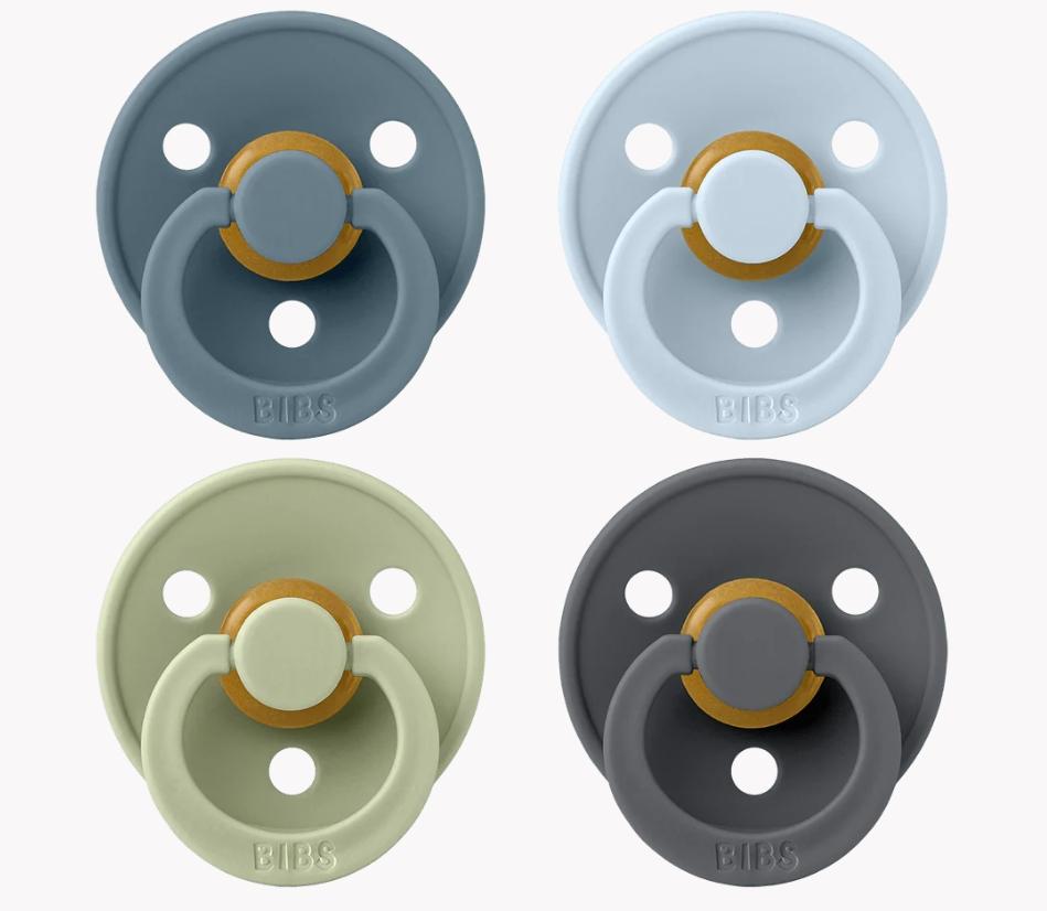 Bibs Colour 4 PACK, Petrol/Sage/Baby Blue/Iron