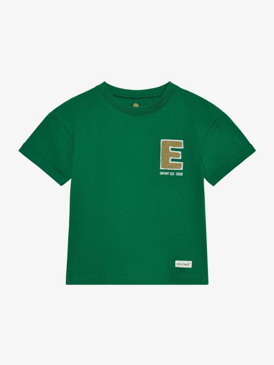 En Fant - T-shirt SS, Verdant green