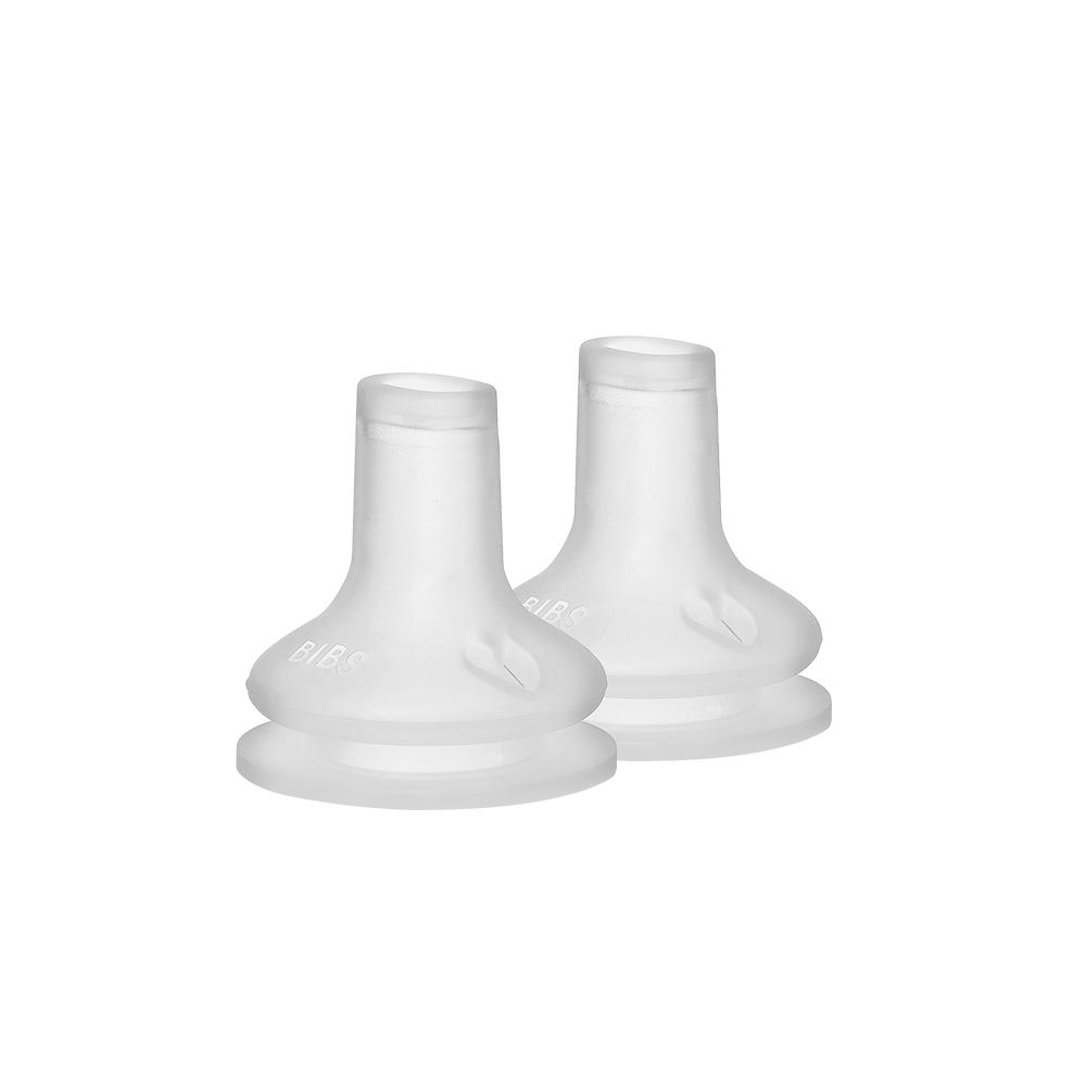 Bibs Bottle Silicone Spout Nipple 2 Pack, 6 mnd +