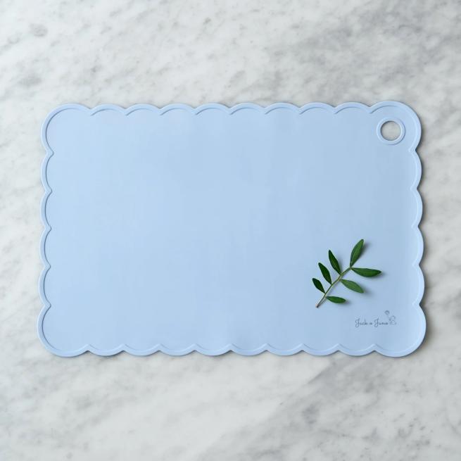 JACK O JUNO Poppy Placemat, Pale Blue