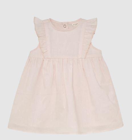 Fixoni Kortermet Kjole - Soft Pink