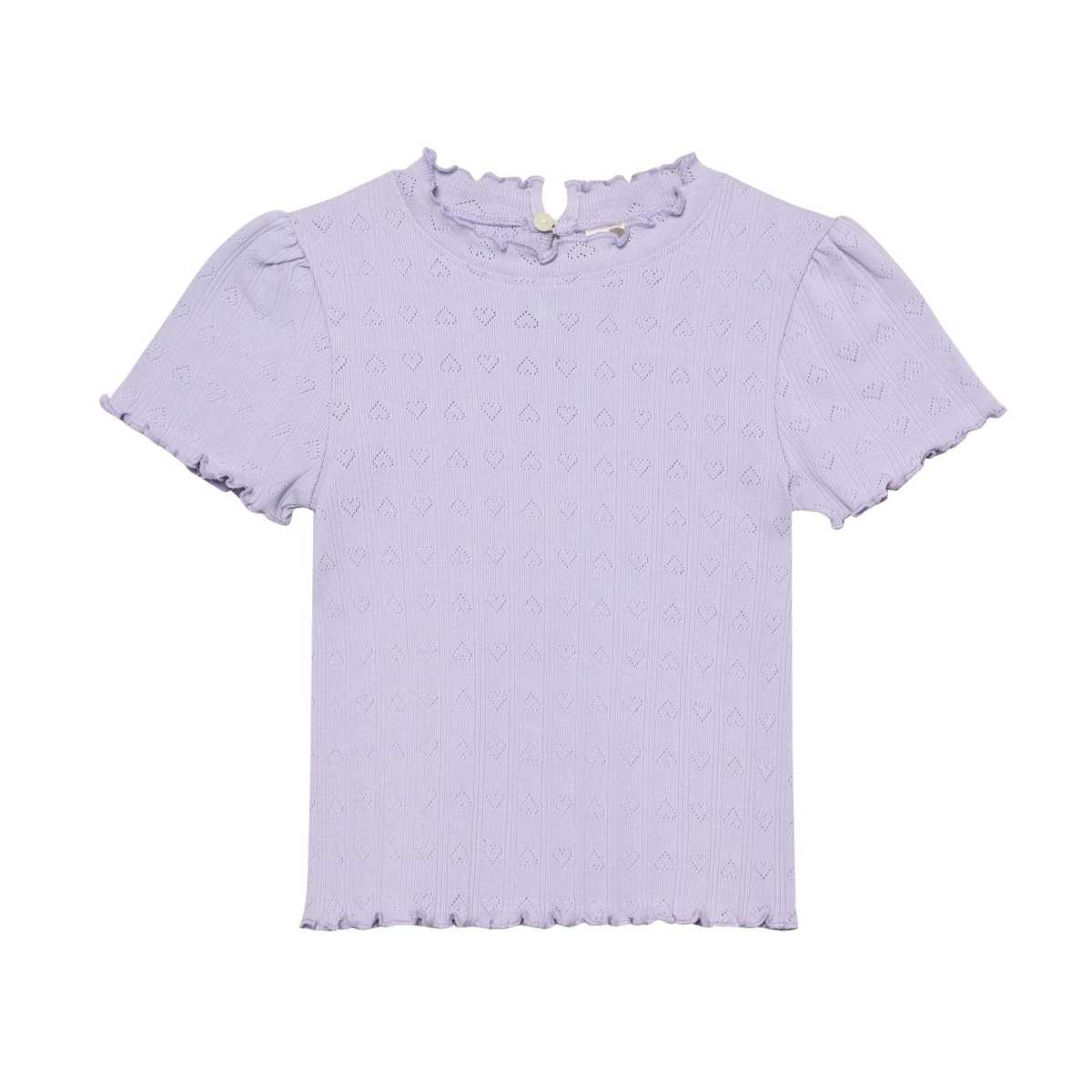 En Fant T-shirt SS, Purple Heather
