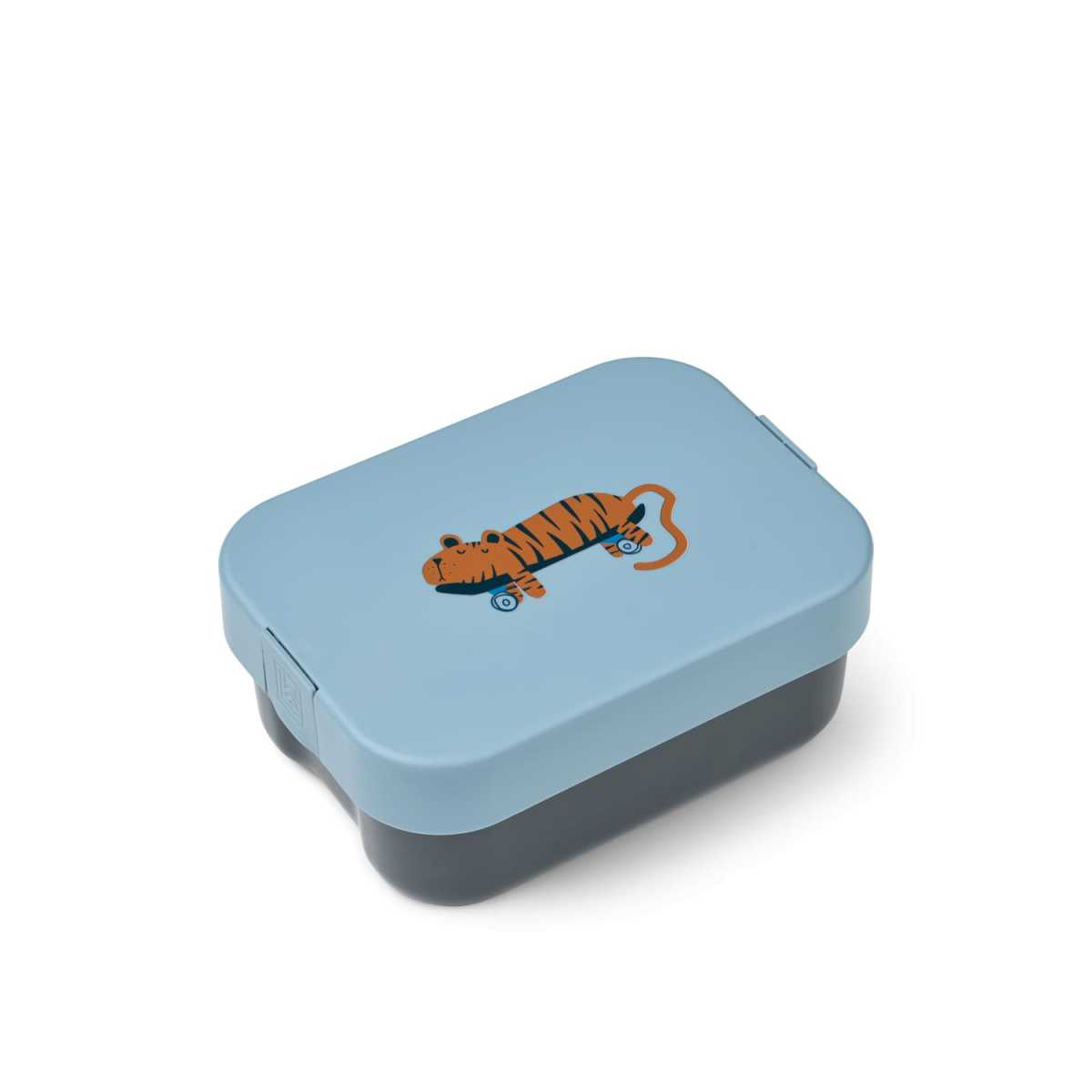 Liewood Kamil Lunchbox, Tiger/Beach blue
