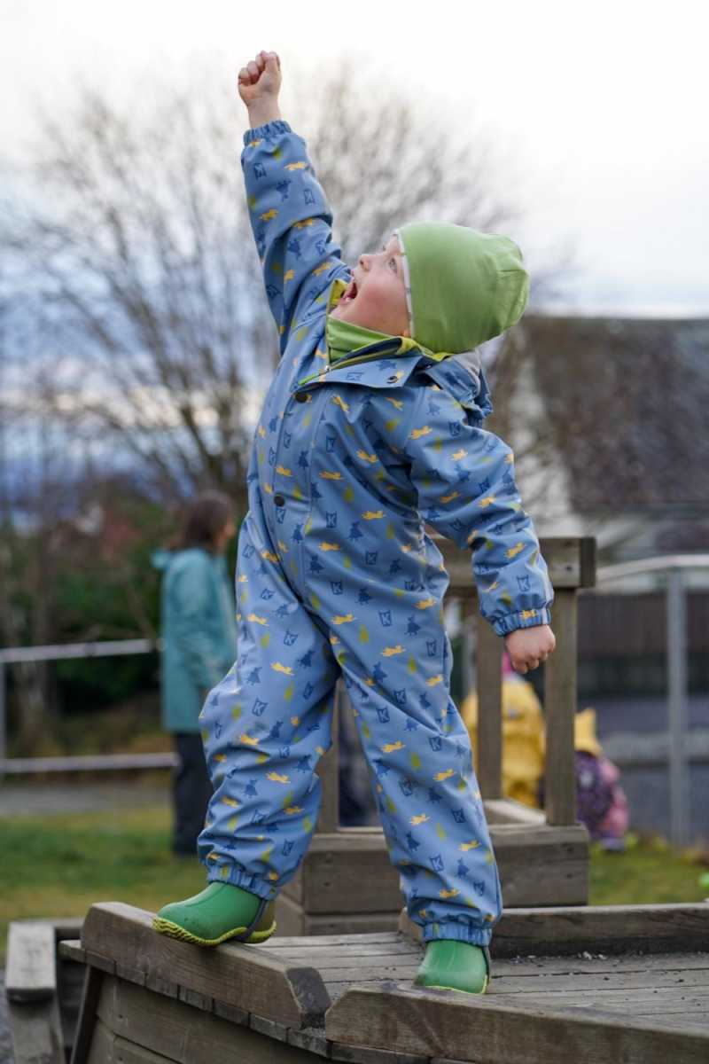 Kattnakken Helårsregndress Hagl, Mjuk Blå