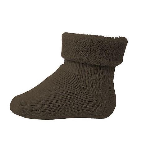 Mp Merino Wool Sock, Brown Melange