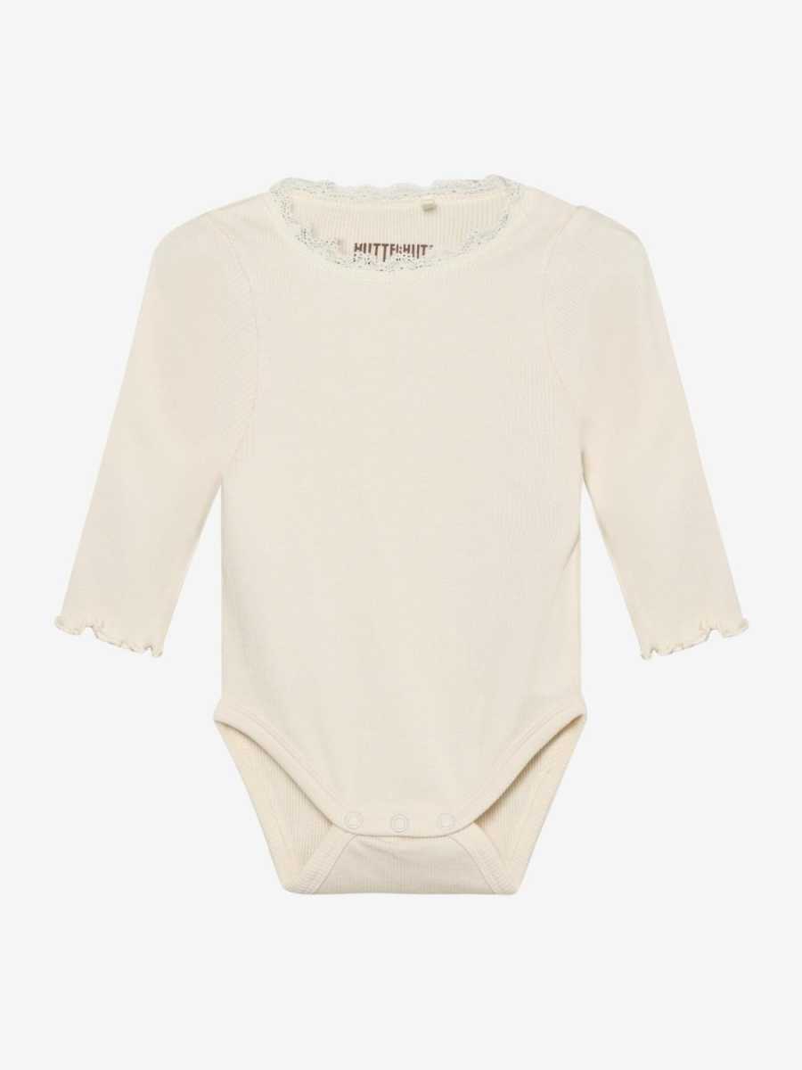 HUTTEliHUT - Body LS Rib, Antique White