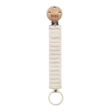 Pacifier Clip Knitted - Ivory