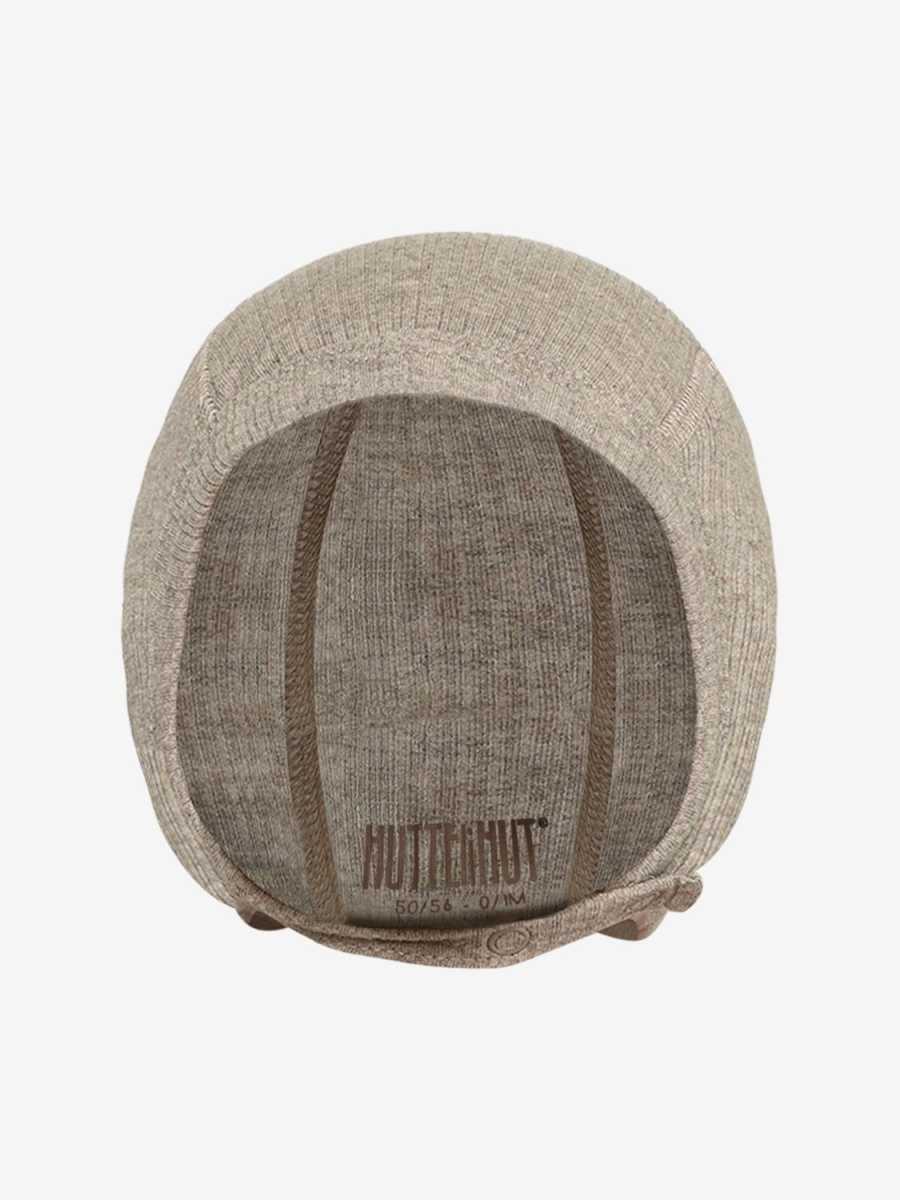 HUTTEliHUT - Bonnet Rib, White Pepper Melange