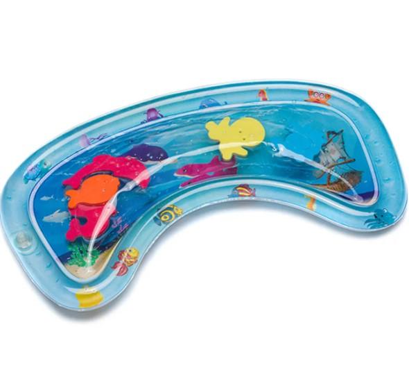 Fillikid Lekematte til Spisestol, Med Vann Ocean Blue